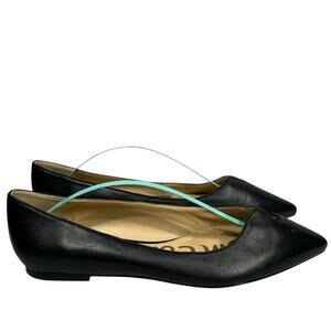 Sam Edelman Ruby Leather Upper Pointed Flats / Size-8